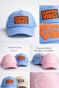 Custom Iron-On Patch Trucker Hat